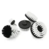 Drill Brush Cleaning Attachment Set Scrubber Kit Bathroom Kitchen Car White