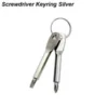 s-l140-824.webp Slotted Screwdriver Set Keychain Mini Pocket Keyring Cross Driver Repair EDC UK