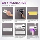 s-l140-925.webp Sterilizer Toothbrush Holder Clean And No-Drill Wall Toothpaste Dispenser