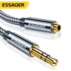 3.5mm Audio Aux Extension Cable Male to Female Jack Headphone Adapter Cord uk