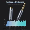 3.5mm Audio Aux Extension Cable Male to Female Jack Headphone Adapter Cord uk