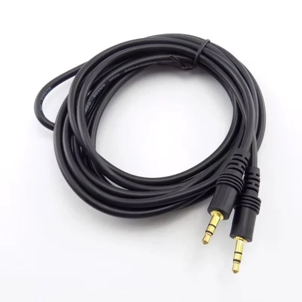 s-l1600-1014.webp Male to Male Black 3.5mm jack audio stereo Extension Lead for Mobiles,PC,Car UK
