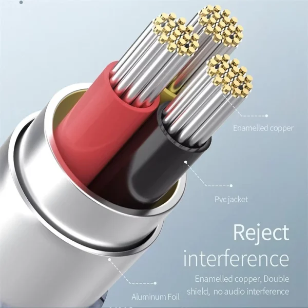 s-l1600-1038.webp Essager 3.5mm Stereo Jack Audio Aux Braided Cable Male to Male. 0.5m - 5m