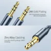Essager 3.5mm Stereo Jack Audio Aux Braided Cable Male to Male. 0.5m - 5m