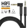 s-l1600-1064.webp RIght Angle 3.5mm Jack Audio Cable 90 Degree Stereo AUX Lead GOLD Black or White