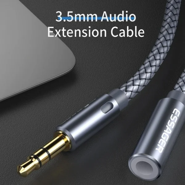 3.5mm Audio Aux Extension Cable Male to Female Jack Headphone Adapter Cord