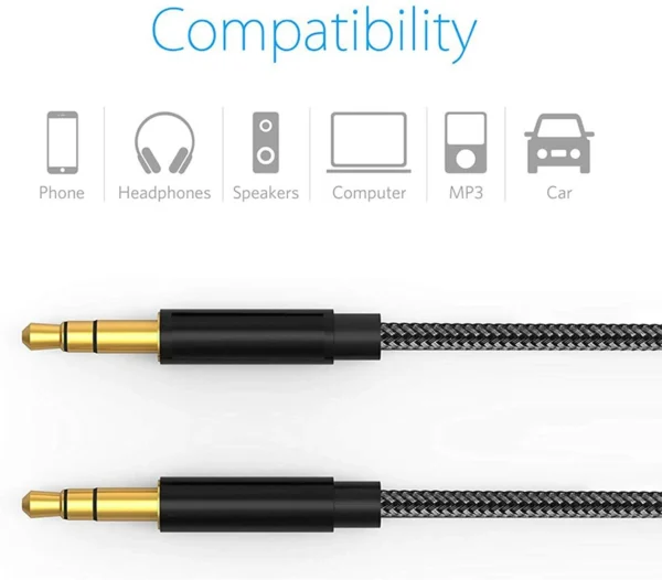 s-l1600-1077.webp Aux Cable Jack To Jack 3.5 mm Audio Lead Male Stereo 1 To 5m Car PC Phone Plug
