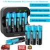 s-l1600-1080.webp 1.5V Rechargeable Battery AA Lithium with USB Li-ion AA/AAA Charger,3500mW<wbr/>h.LOT
