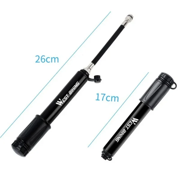 s-l1600-1096.webp Mini Bicycle Pump Portable Bike Tyre Inflator Hand Pump Schrader Presta Valve UK