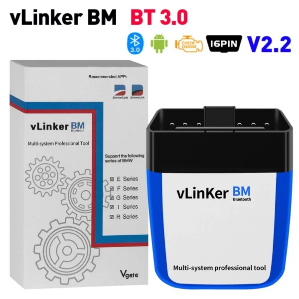 s-l1600-1107.webp Vgate 3.0 vLinker For BMW BimmerCode Scanner Bluetooth 3.0 OBD2 Car Diagnostic