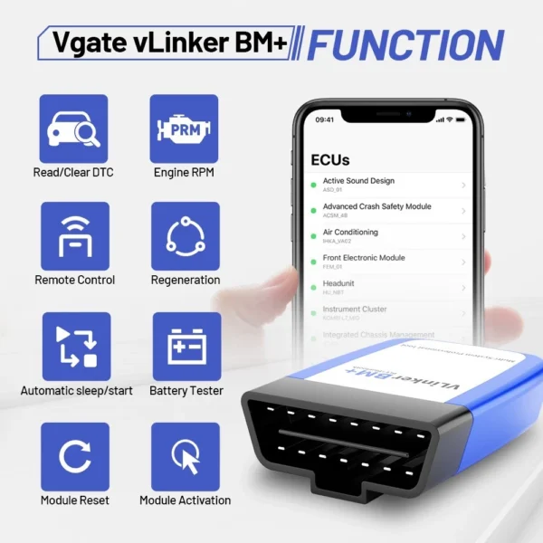 s-l1600-1108.webp Vgate 3.0 vLinker For BMW BimmerCode Scanner Bluetooth 3.0 OBD2 Car Diagnostic