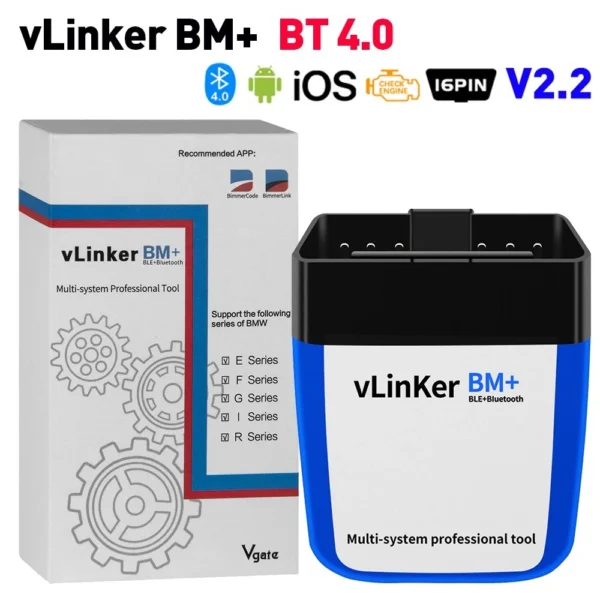 s-l1600-1114.webp Vgate 3.0 vLinker For BMW BimmerCode Scanner Bluetooth 3.0 OBD2 Car Diagnostic