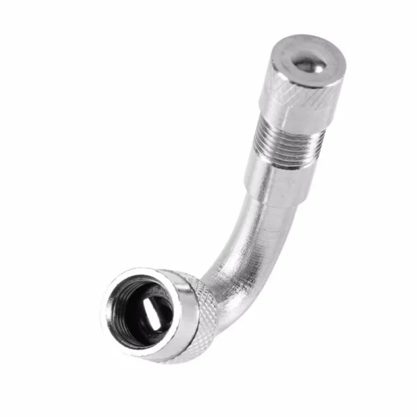 2X 90 Degree Angle Tyre Valve Extension Adaptor Motorcycle Motorbike Car Bike