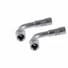 2X 90 Degree Angle Tyre Valve Extension Adaptor Motorcycle Motorbike Car Bike