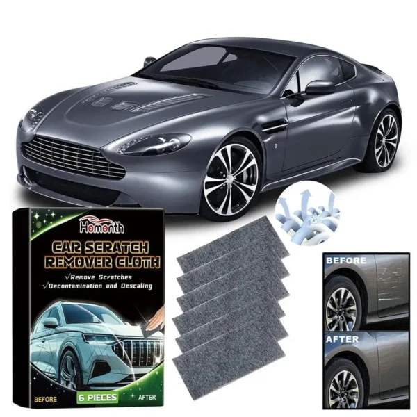 Nano Car Scratch Remover Cloth Paint Scratch Repair Polishing Cleaning Tool 6PCS