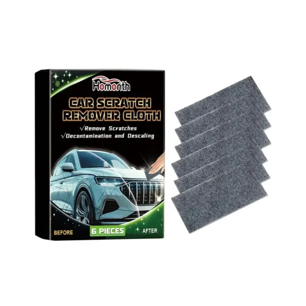 Nano Car Scratch Remover Cloth Paint Scratch Repair Polishing Cleaning Tool 6PCS