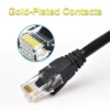 RJ45 Ethernet Patch Lead Cat6e Network LAN Cable Fast Internet 0.5m- 30m Lot