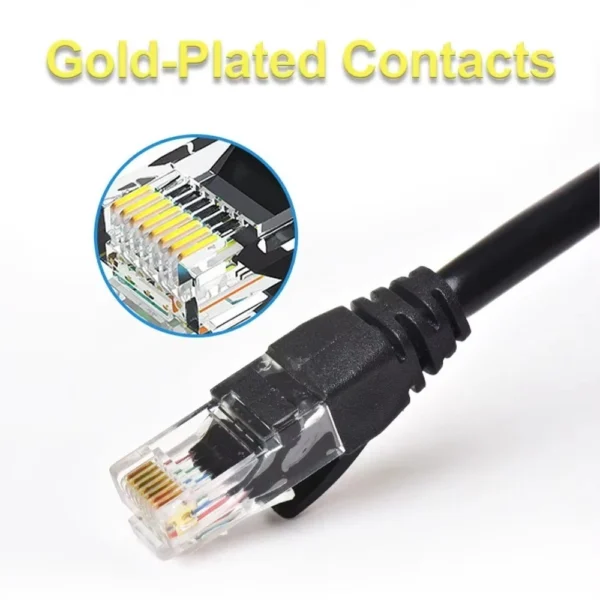 RJ45 Ethernet Patch Lead Cat6e Network LAN Cable Fast Internet 0.5m- 30m Lot