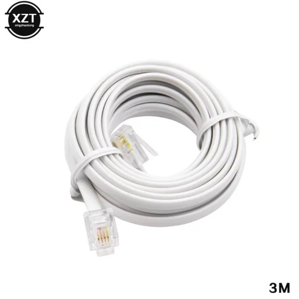 RJ11 to RJ11 Cable ADSL BT SKY Broadband Modem Internet DSL Land Line Lead Lot