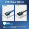 USB 2.0 Extension Cable SuperSpeed Fast Lead Male to Female 0.5 to 3m