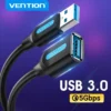 USB 2.0 Extension Cable SuperSpeed Fast Lead Male to Female 0.5 to 3m