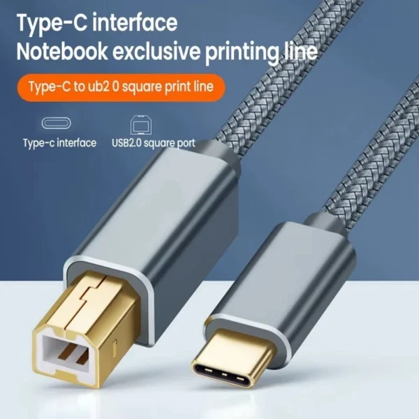 s-l1600-218.webp Printer Cable High Speed Printer USB Type-C to USB B 2.0 For Epson HP Brother UK
