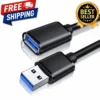 USB 3.0 Extension Cable SuperSpeed Fast Lead Male to Female 0.5 1m 2m 3m and 5m