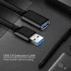 USB 3.0 Extension Cable SuperSpeed Fast Lead Male to Female 0.5 1m 2m 3m and 5m