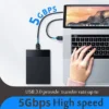 USB 3.0 Extension Cable SuperSpeed Fast Lead Male to Female 0.5 1m 2m 3m and 5m
