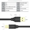s-l1600-264.webp GOLD USB 2.0 High Speed Cable Printer Lead A to B Plug 24AWG 25cm/50cm/1m/2<wbr/>m/3m