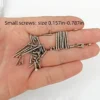s-l1600-27.webp 560pcs Self Tapping Wood Screws Set M2 Mixed Sizes Flat Head Screw Storage Box K
