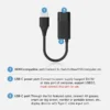 Hagibis HDMI to USB C Female Converter HDMI to AR Glasses Adapter Charge and Pla