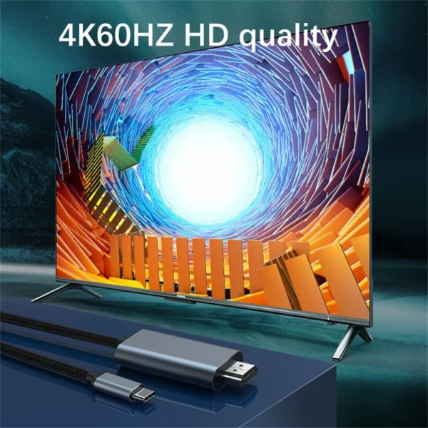 s-l1600-289.webp USB Type C to HDMI Adapter 4K 30/60Hz, Aluminium Alloy Portable USB C Adapter