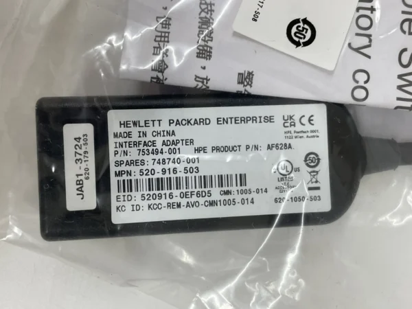 s-l1600-309.webp HPE AF628A KVM Console USBC VGA to RJ45 Interface Adapter Brand New