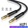 HD HiFi 3.5mm to 3.5mm AUX Audio Cable Male to Male Car Stereo Headphone Lead