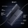 s-l1600-317.webp UGREEN USB C Hub RevodokPro Ultra-Portable Multiport Adapter 8-in-1 Dock 3x10gbs