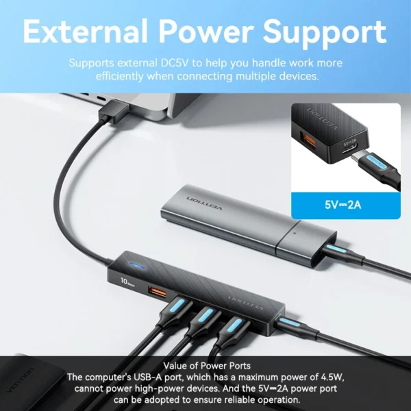 s-l1600-342.webp USB 3.0 10Gbps Hub 4 Port Multi Splitter Adapter For Laptop Xiaomi Macbook PC