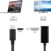 Type C to HDMI Adapter Female HDTV 1080p USB-C USB 3.1 Male 4K Adapter for for