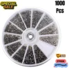 1000PcsSet Small Metal Nuts Bolts small Screws Kits Assorted steel M1M1.2M1.4