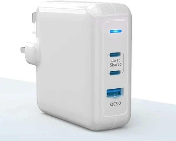 s-l1600-365.webp 78W USB-C PD Fast Charger for iPhone Samsung iPad MacBook | 1 USB-C + 2 Light-in
