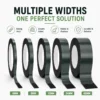 Black Double Sided Foam Tape Heavy Duty Strong Sticky Adhesive Mounting Car Trim
