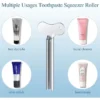 s-l1600-475.webp 2x Stainless Steel Toothpaste Tube Squeezer Easy Metal Rolling Holder Dispenser