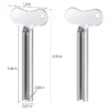 s-l1600-476.webp 2x Stainless Steel Toothpaste Tube Squeezer Easy Metal Rolling Holder Dispenser