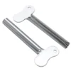 s-l1600-479.webp 2x Stainless Steel Toothpaste Tube Squeezer Easy Metal Rolling Holder Dispenser