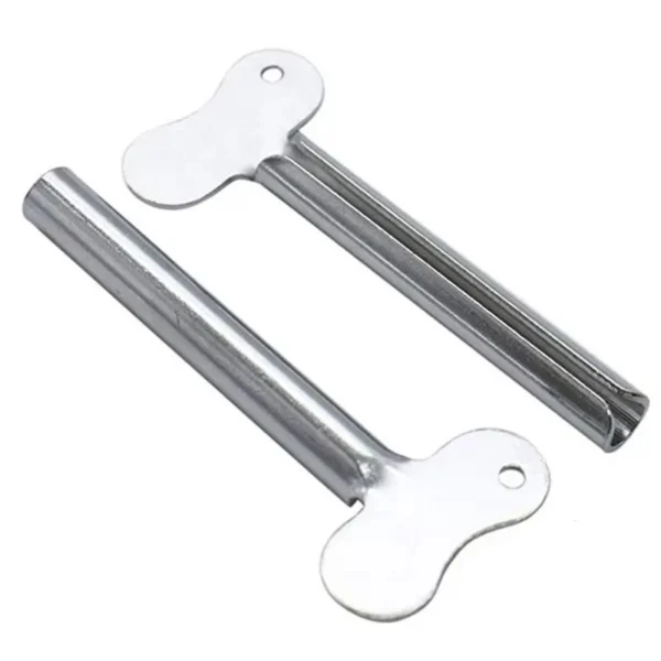 s-l1600-479.webp 2x Stainless Steel Toothpaste Tube Squeezer Easy Metal Rolling Holder Dispenser