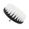 Drill Brush Cleaning Attachment Set Scrubber Kit Bathroom Kitchen Car White
