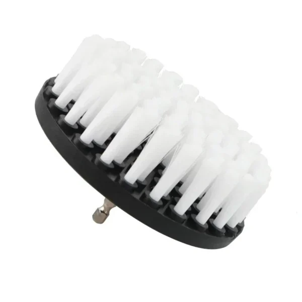 Drill Brush Cleaning Attachment Set Scrubber Kit Bathroom Kitchen Car White