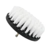 Drill Brush Cleaning Attachment Set Scrubber Kit Bathroom Kitchen Car White