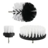 Drill Brush Cleaning Attachment Set Scrubber Kit Bathroom Kitchen Car White