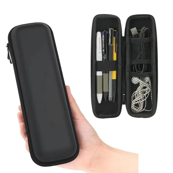 s-l1600-511.webp Black EVA Hard Shell Stylus Pen Earphone Case Pencil Storage Zipper Box uk
